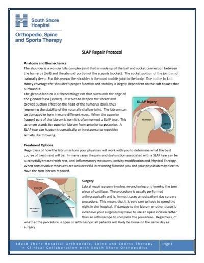 slap repair protocol physical therapy.